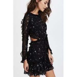 Fame and Partners Kye Dress Star Open Back Dress